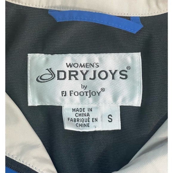 FootJoy DryJoys Short Sleeve Quarter Zip Pull Over Wind Shirt Small Outdoors - Picture 8 of 9